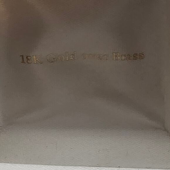 Diamond Chip Heart Pendant Necklace Gold Plated Chain In Box - Picture 10 of 12